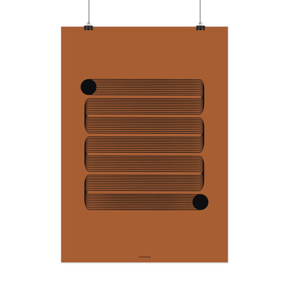 Geometric Waves Poster