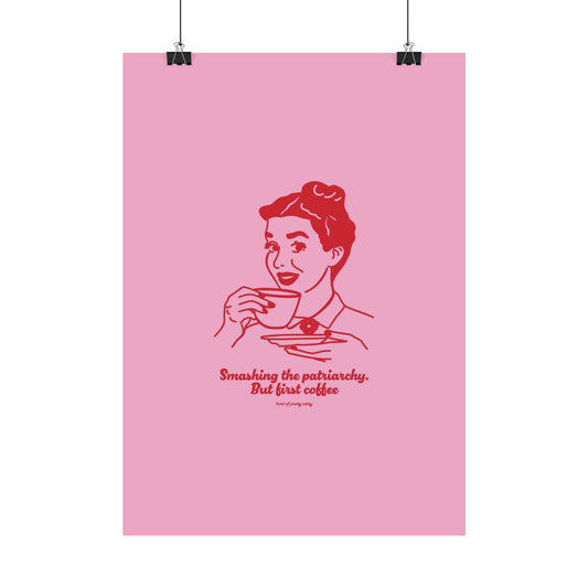 But first coffee Poster