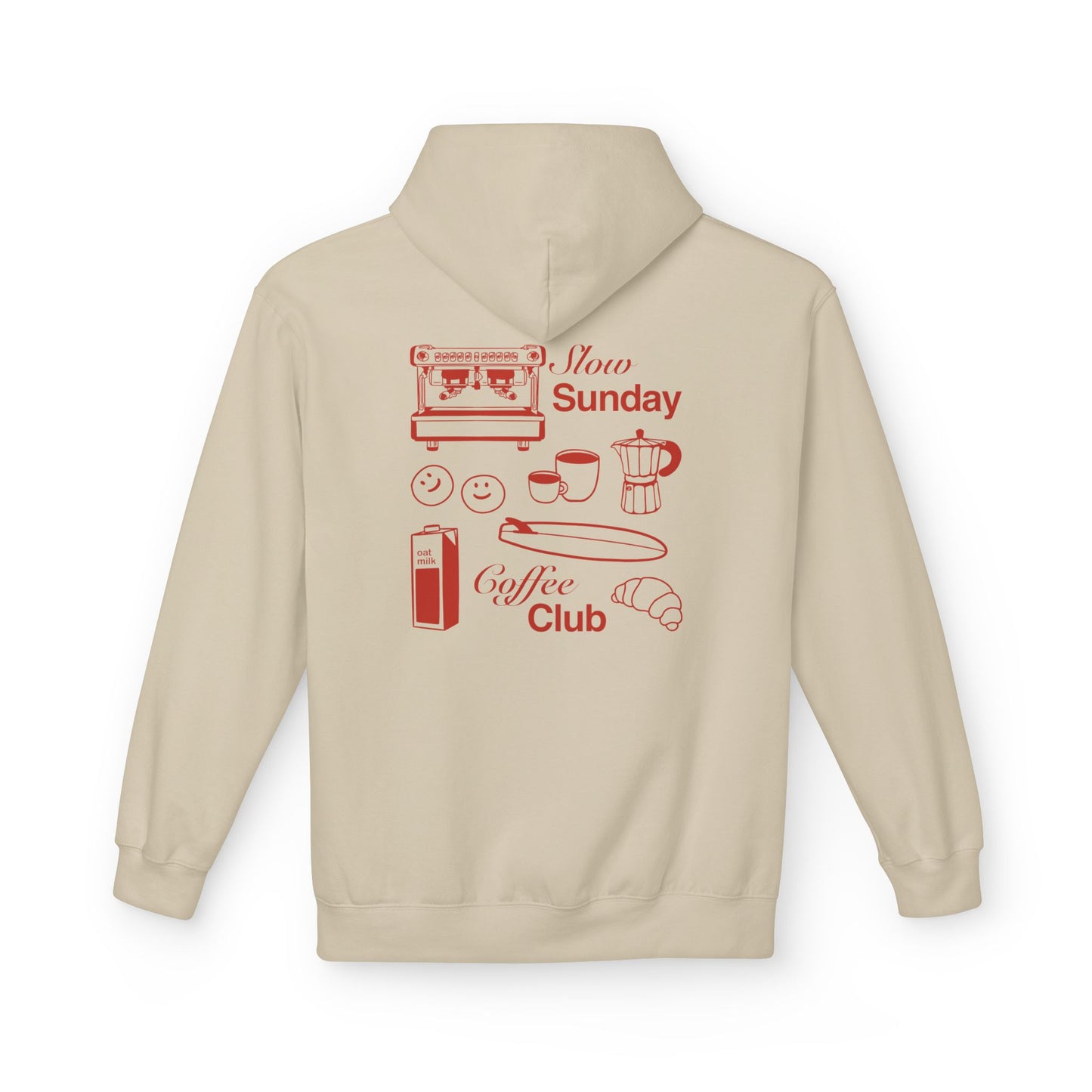 Landlocked Slow Sunday Coffee Club Hooded Sweatshirt
