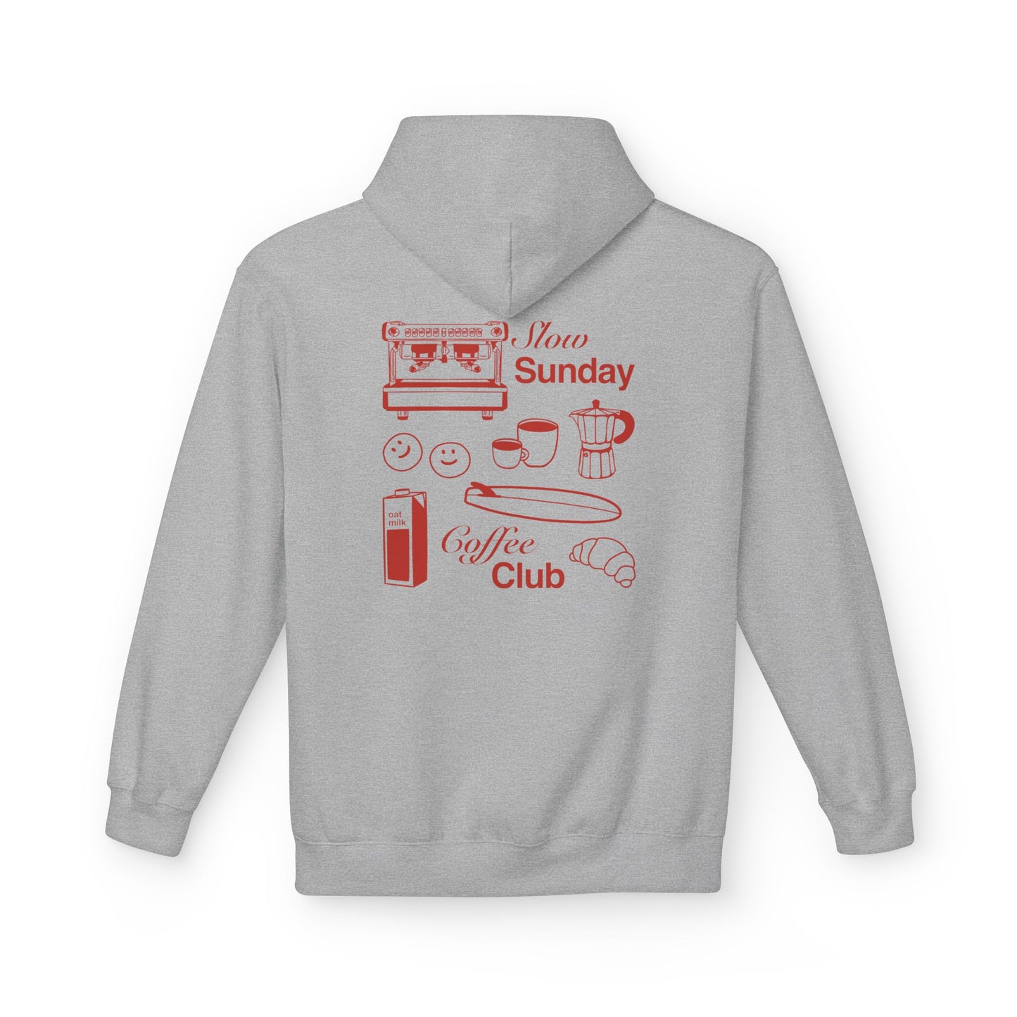 Landlocked Slow Sunday Coffee Club Hooded Sweatshirt