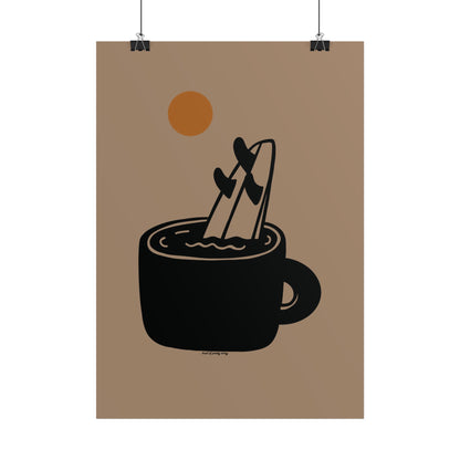 Surf Coffee III Poster