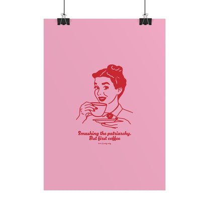 But first coffee Poster