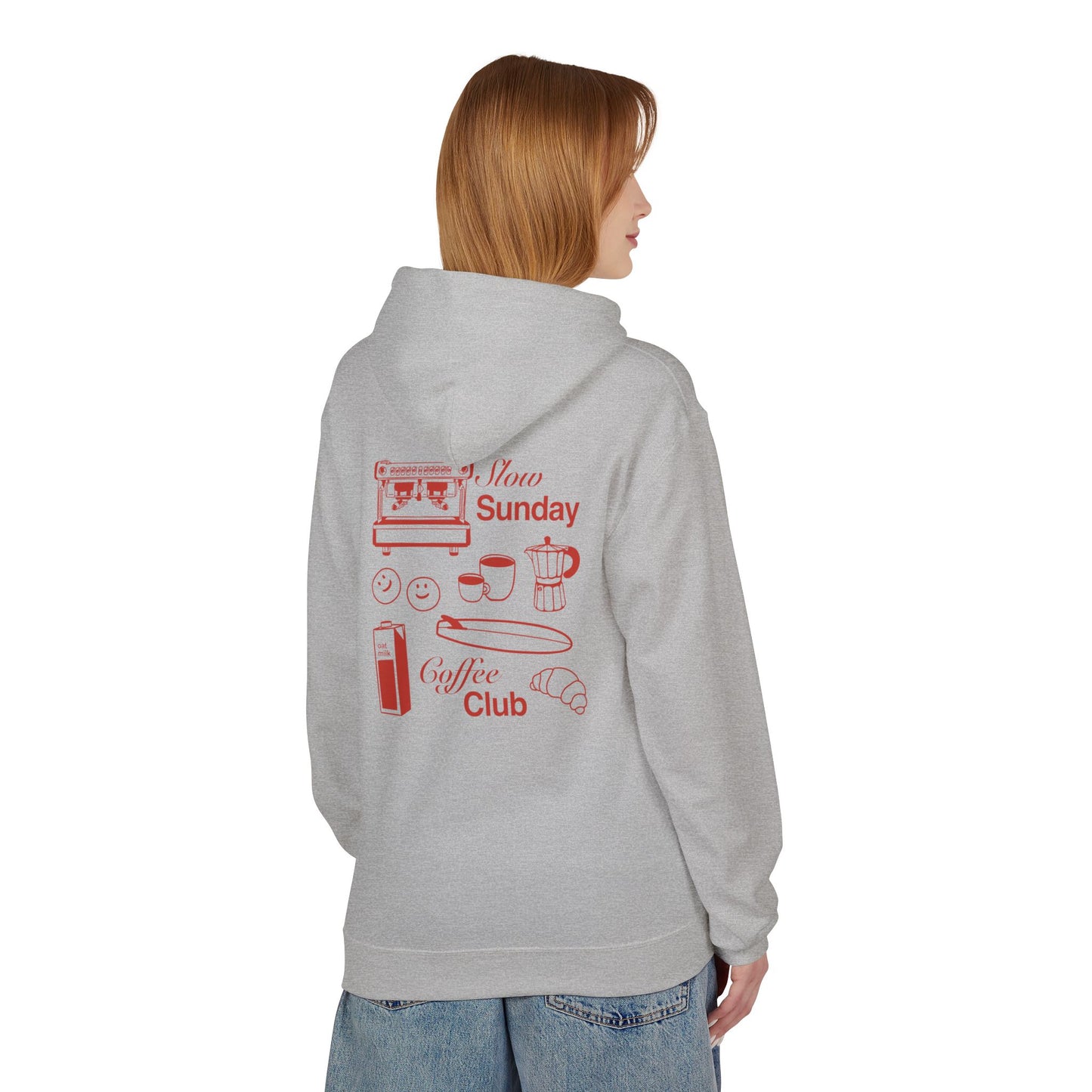 Landlocked Slow Sunday Coffee Club Hooded Sweatshirt