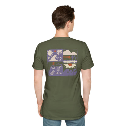 A perfect surf day Unisex T-Shirt