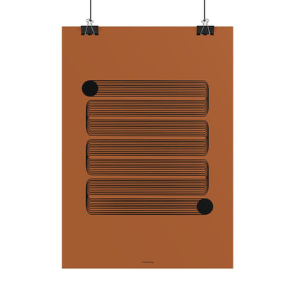 Geometric Waves Poster