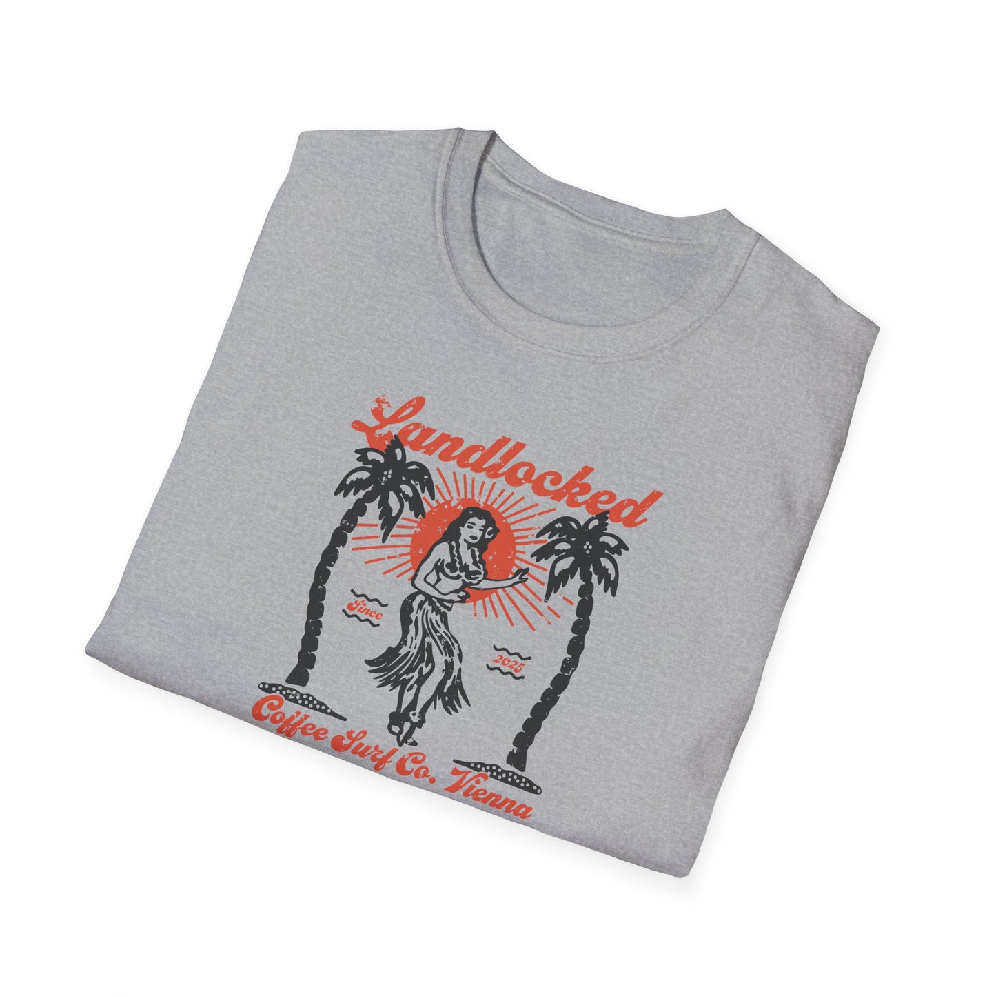 Landlocked Hula Girl Unisex T-Shirt