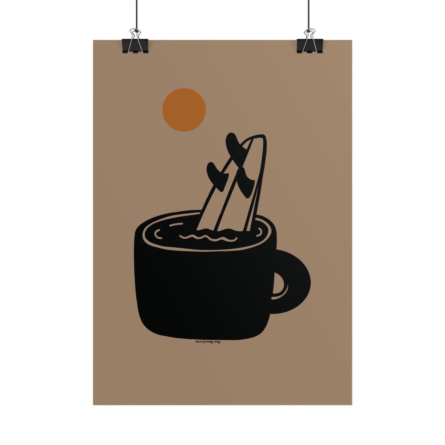Surf Coffee III Poster