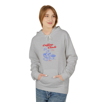 Landlocked Coffee Dog Club Front Print Hoodie
