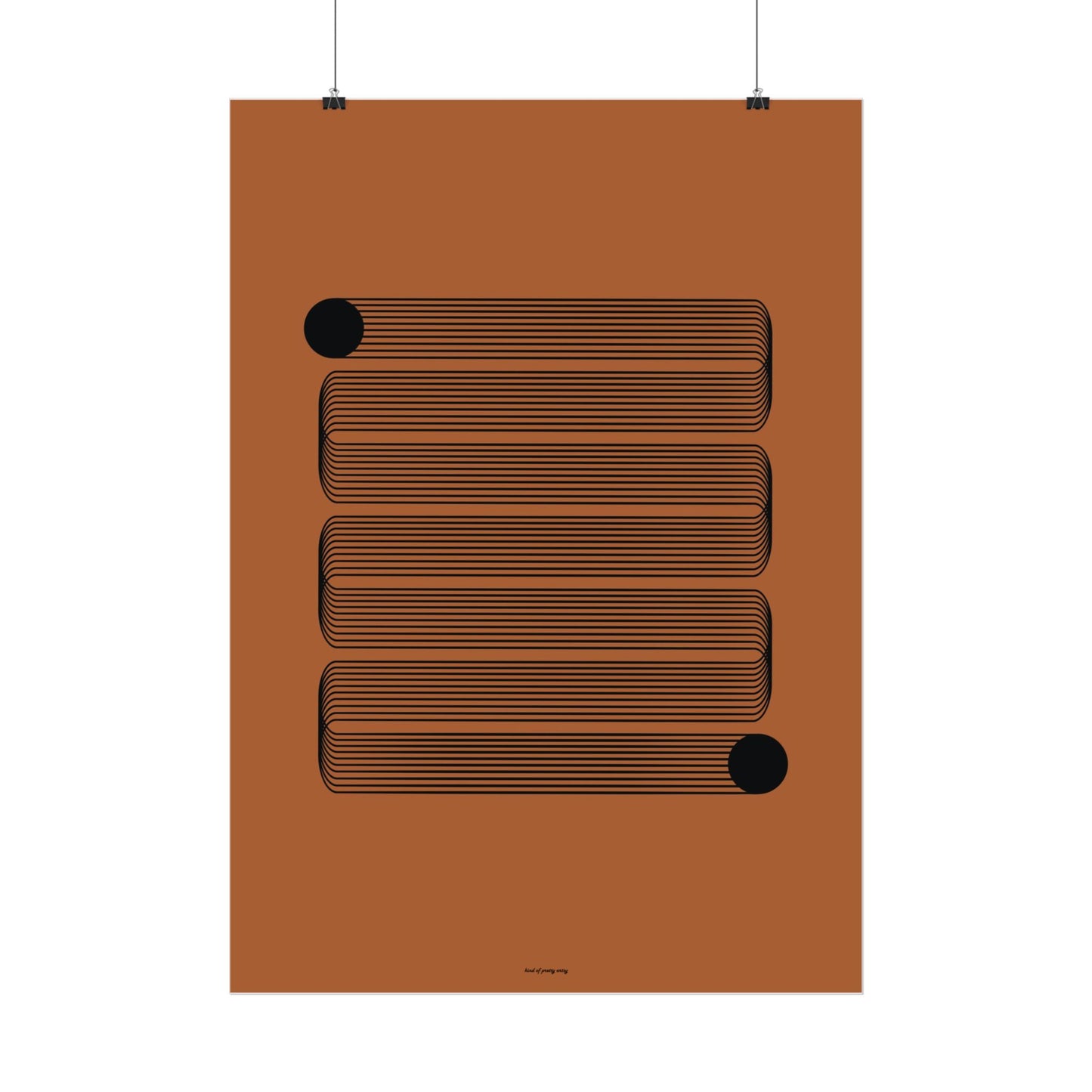 Geometric Waves Poster