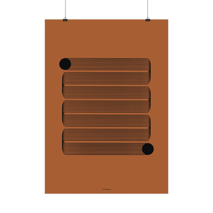 Geometric Waves Poster