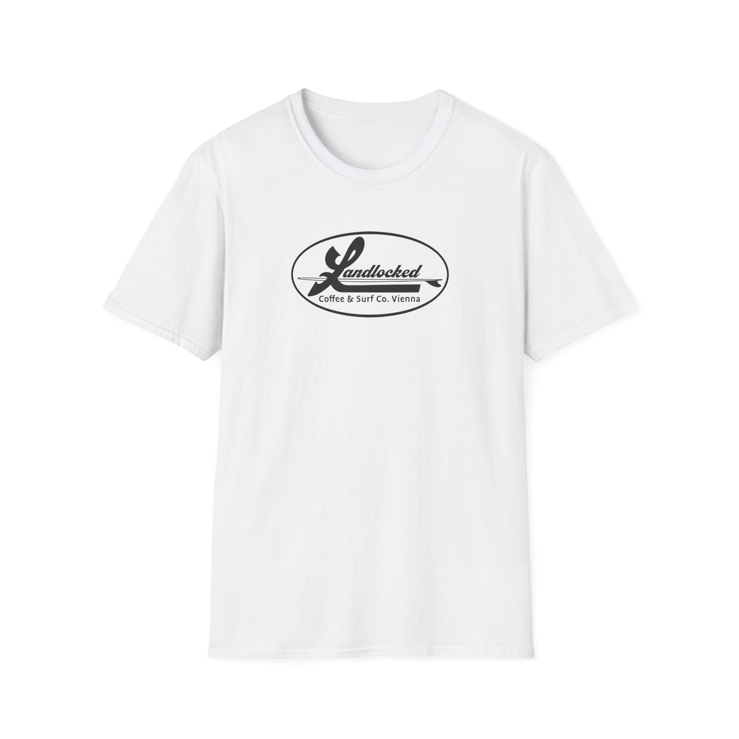 Landlocked Logo Black T-Shirt