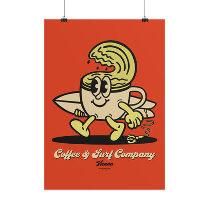 Coffee Surf Company Poster