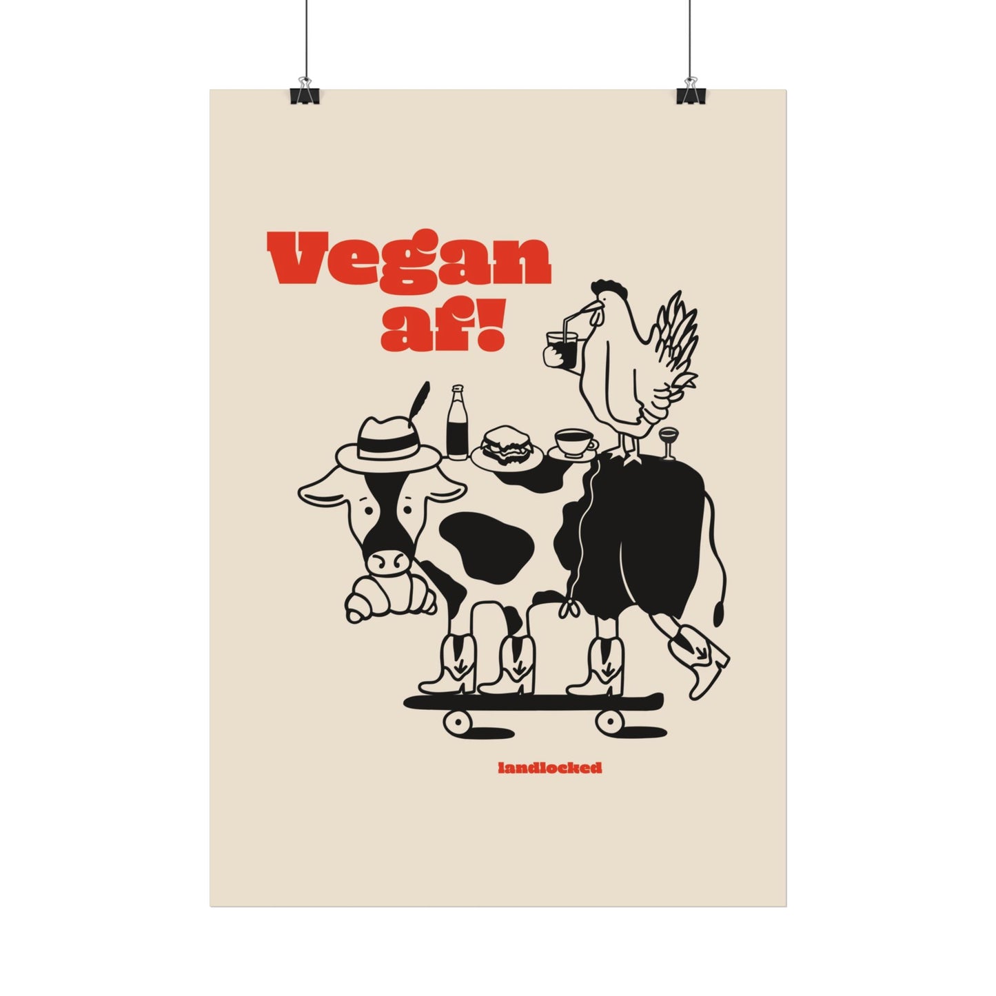 Vegan af Poster