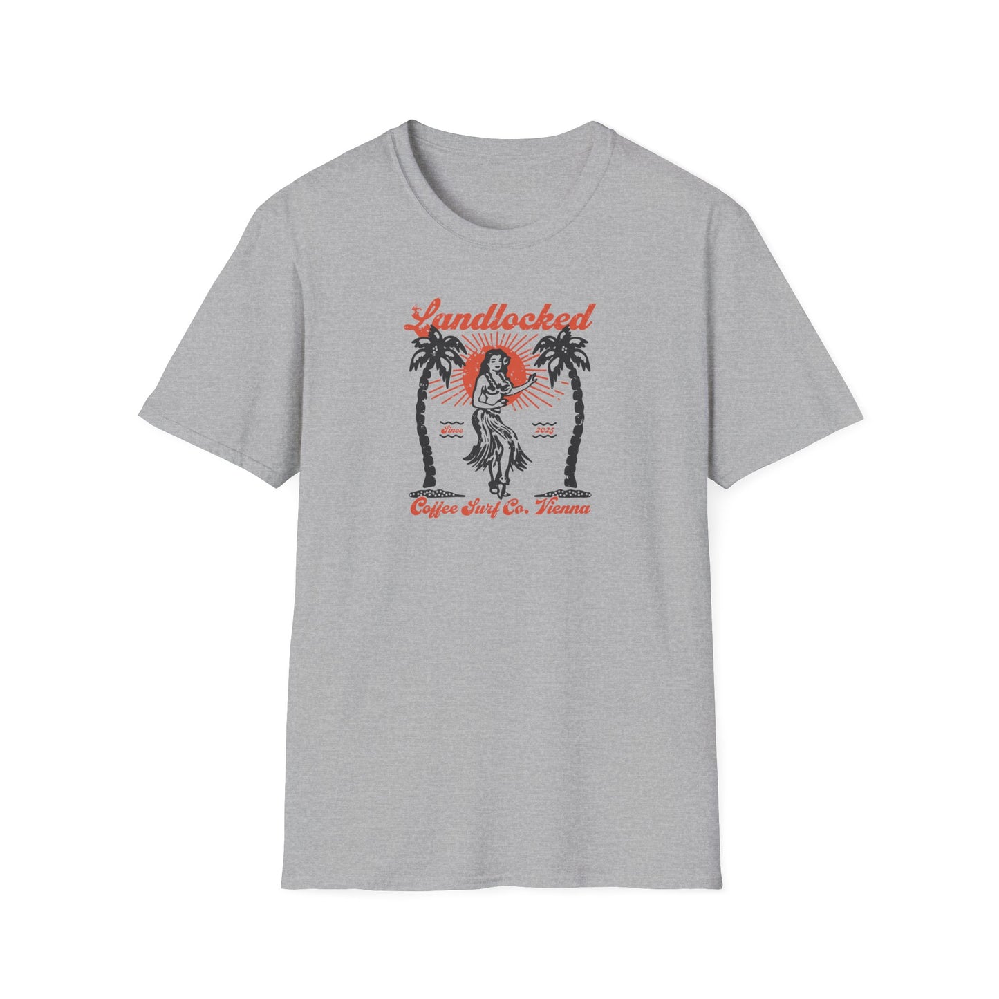 Landlocked Hula Girl Unisex T-Shirt