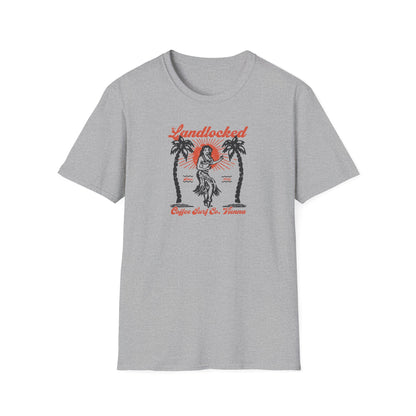 Landlocked Hula Girl Unisex T-Shirt