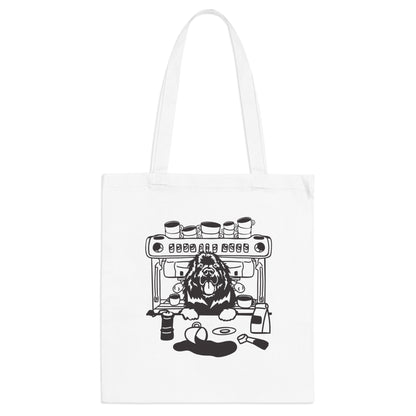 Coffee Dog Tote Bag