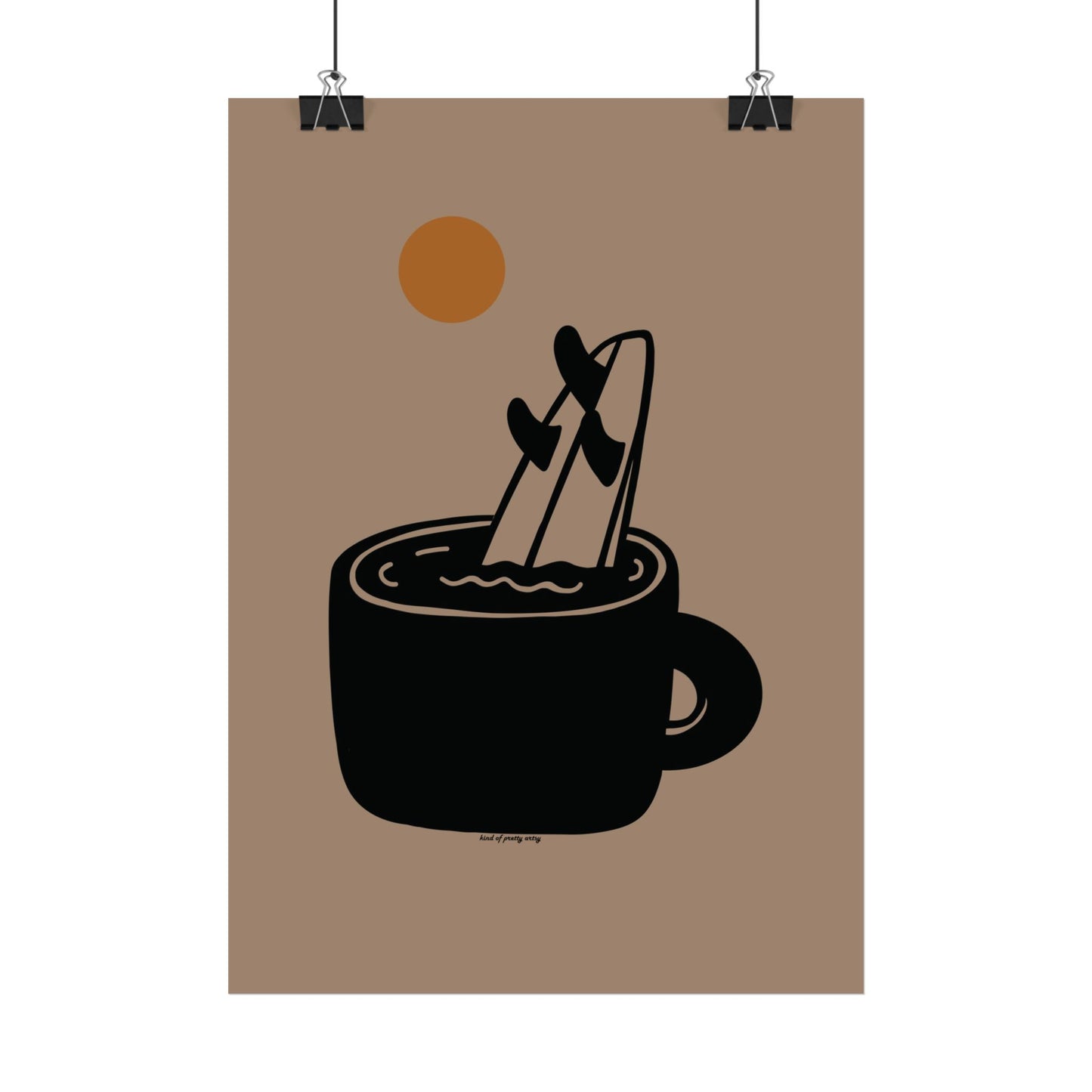 Surf Coffee III Poster