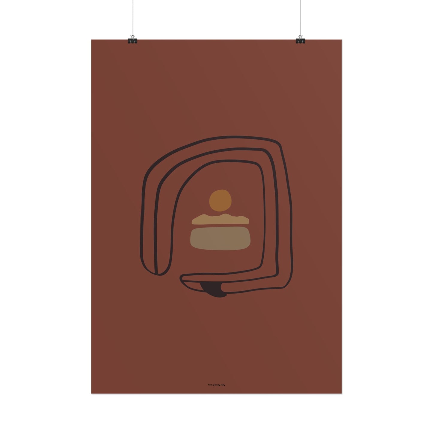 Twisted Surfboard Poster