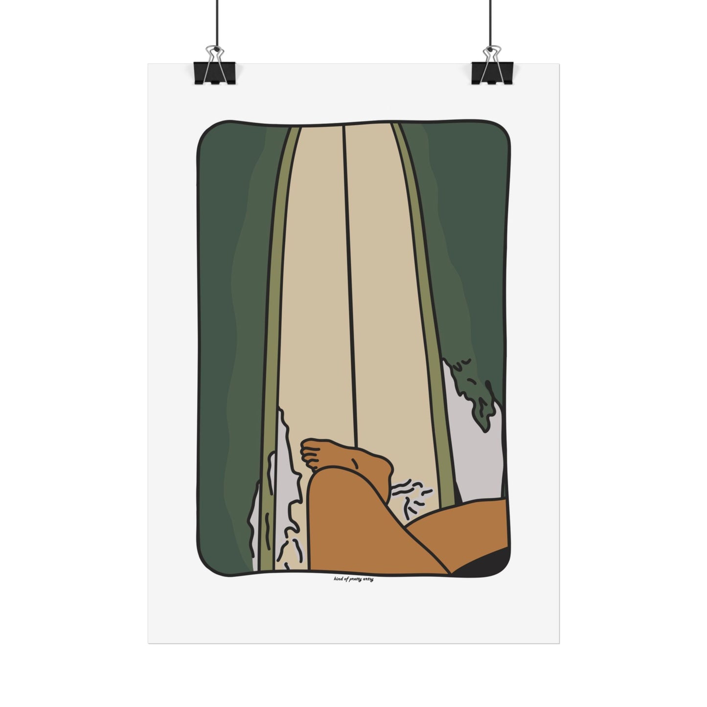 Babysteps on babywaves Poster