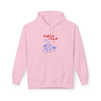 Landlocked Coffee Dog Club Front Print Hoodie