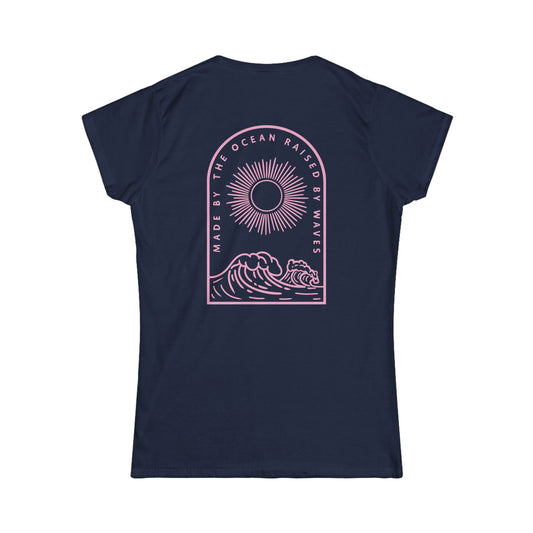 Landlocked Women's Raised by Waves T-Shirt